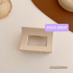 Pinzas de moda beige, Pinzas para el cabello con formas de flor